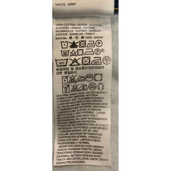 Levis 505 Regular Fit Blue Distressed 33x32 Men’s Jeans Ripped - Picture 13 of 14